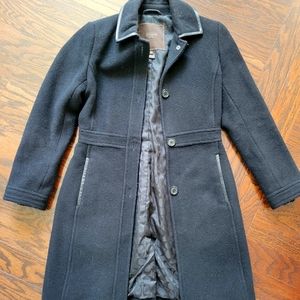 Coach black wool coat/jacket